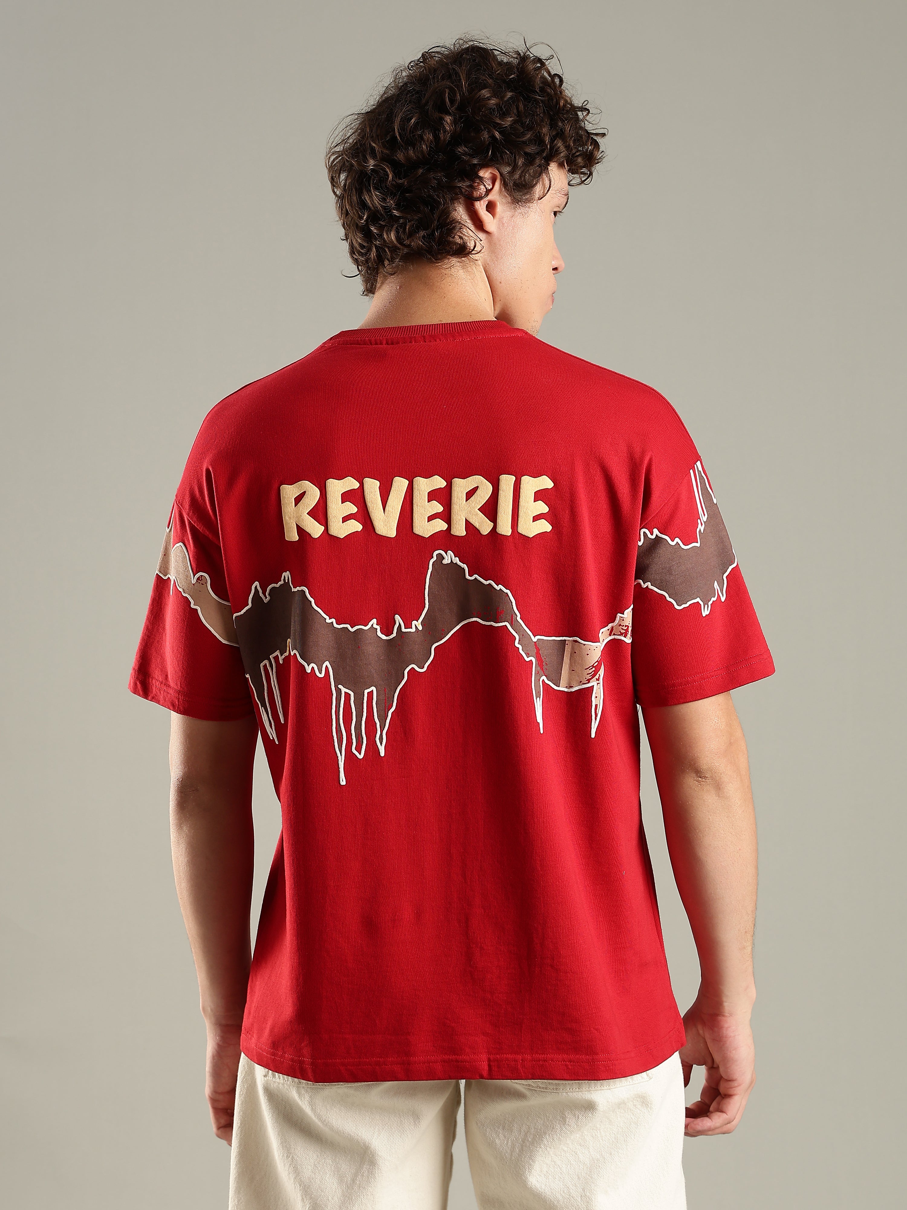 Reverie Red Oversized T-Shirt