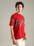 Reverie Red Oversized T-Shirt