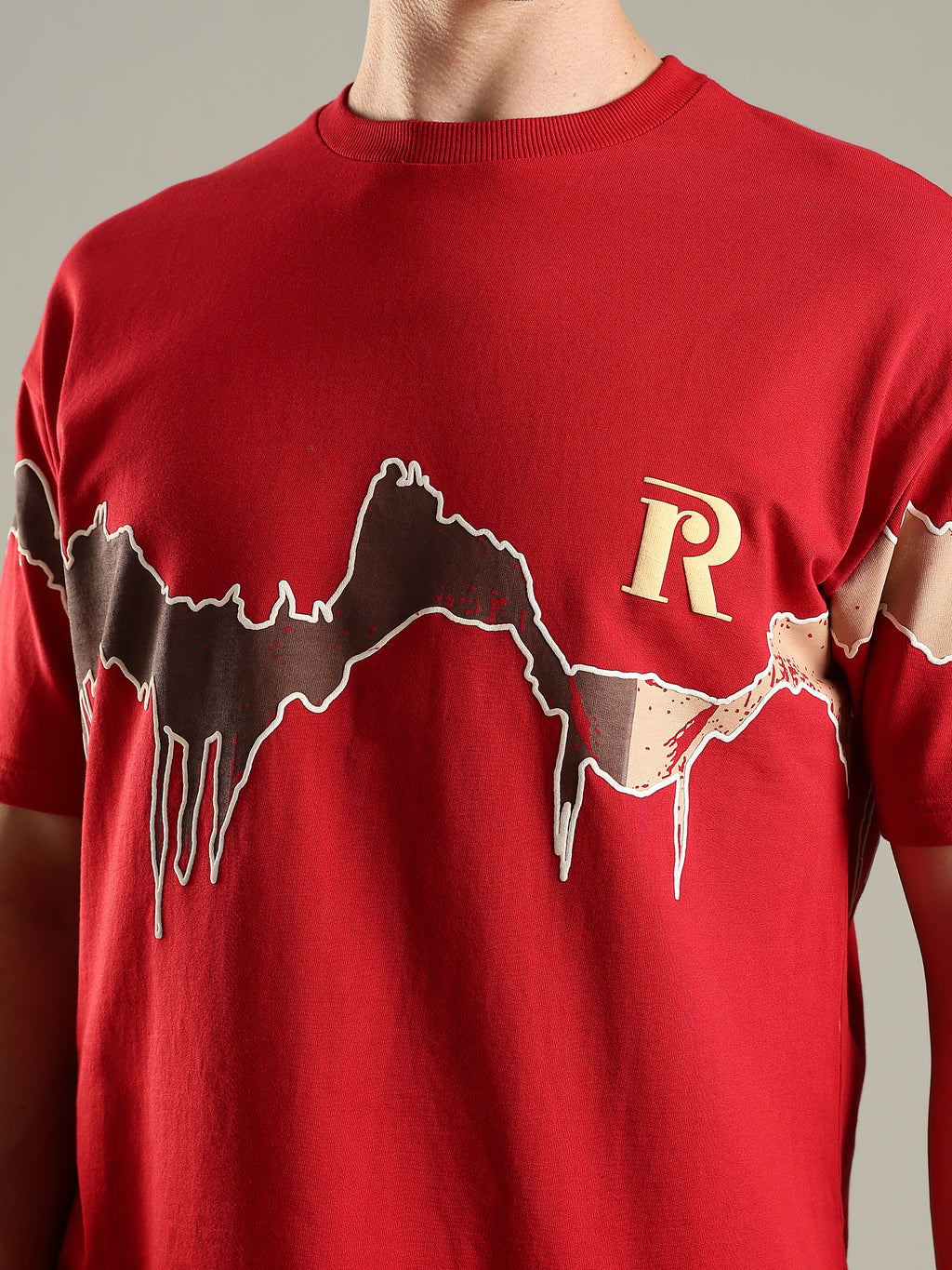 Reverie Red Oversized T-Shirt