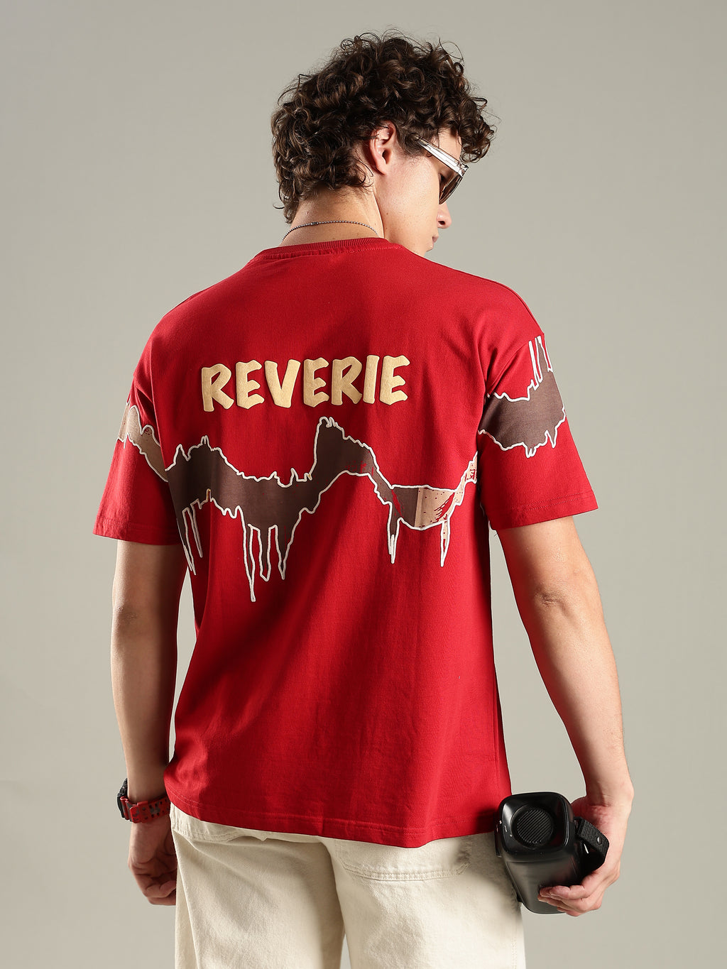 Reverie Red Oversized T-Shirt