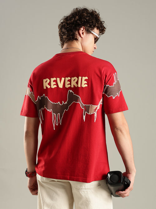 Reverie Red Oversized T-Shirt