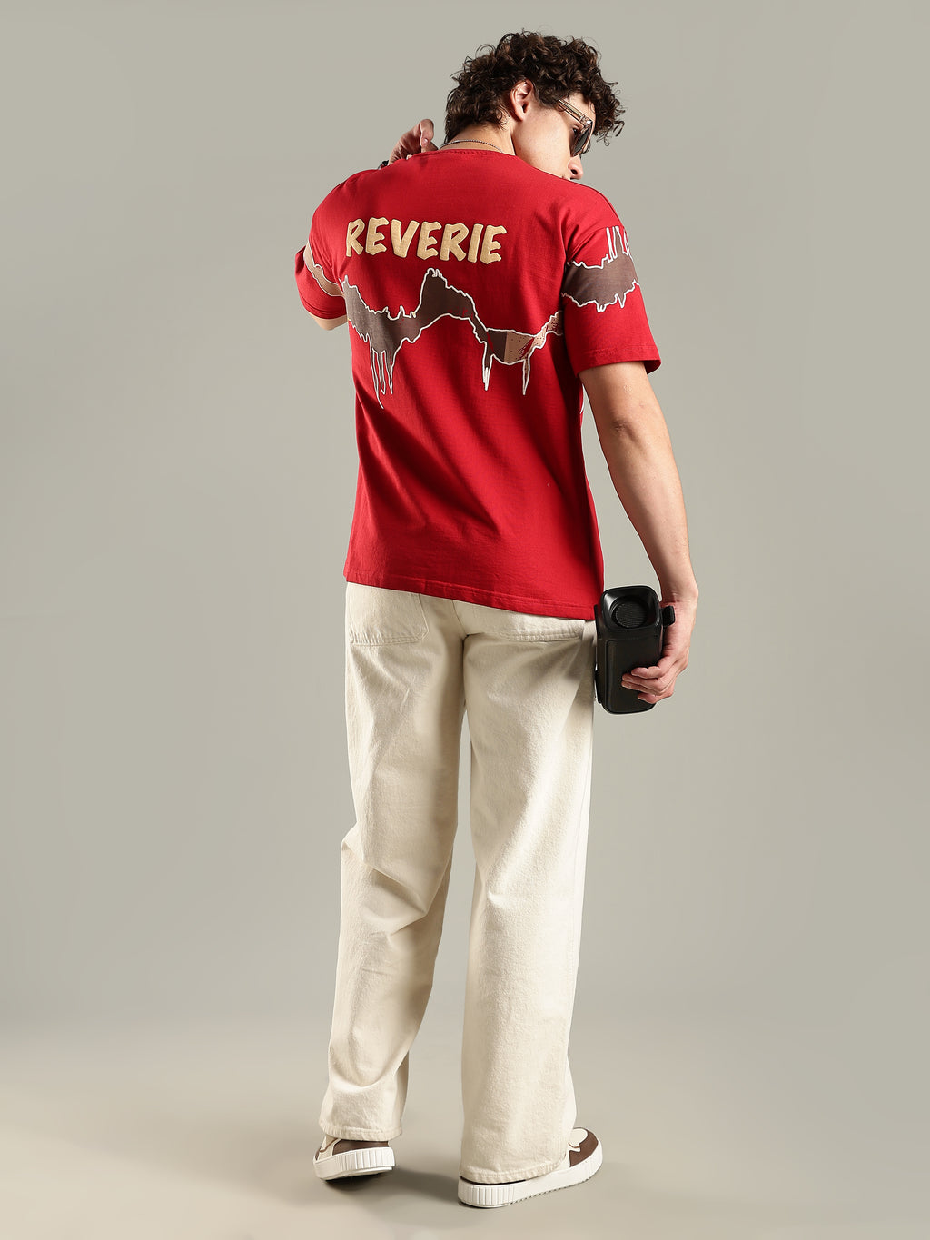 Reverie Red Oversized T-Shirt