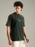 Roar Acid Wash Oversized T-Shirt